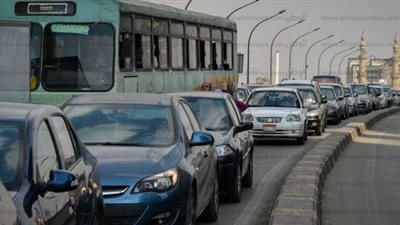 كثافات مرورية مرتفعة بمحور الثورة نتيجة أعمال إصلاحات أسفل الدائري