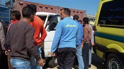 مصرع سيدة في انقلاب سيارتها على طريق القاهرة-الإسكندرية الصحراوي