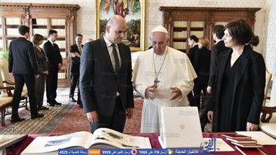 البابا فرانسيس يستقبل رئيس الاتحاد السويسري 