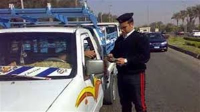 تحرير 7885 مخالفة مرورية في الجيزة في حملات مكبرة