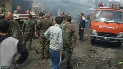 إصابة 6 مدنيين بانفجار قنبلة داخل حافلة ركاب بحمص السورية