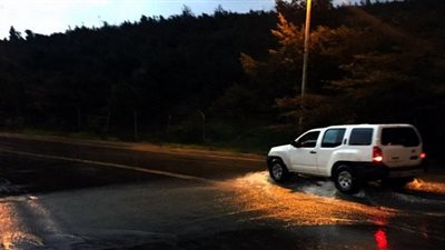 صدى- السعودية| أمطار على منطقة الباحة