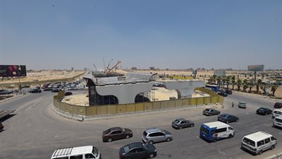 تيسير حركة السيارات بميدان جهينة في 6 أكتوبر