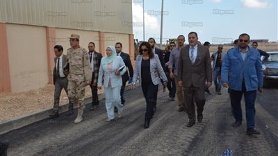 أمانة تقييم المشروعات القومية يتفقد مدينة الأثاث بدمياط (صور)