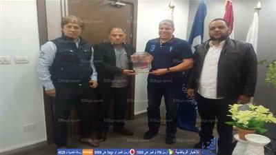 شوبير وسويلم يستقبلان رئيس بعثة أهلي بني غازي الليبي