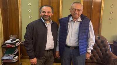 رئيس شركة برزنتيشن يزور الإسماعيلي (صور)