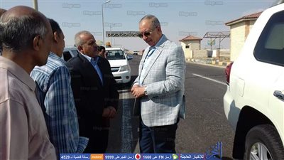 محافظ البحر الأحمر يتفقد مدخل مدينة سفاجا (صور)