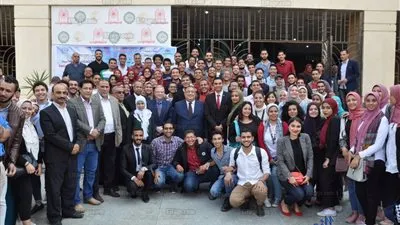 مصطفى فريد رئيسا لاتحاد طلاب جامعة حلوان ونرمين وائل نائباً له