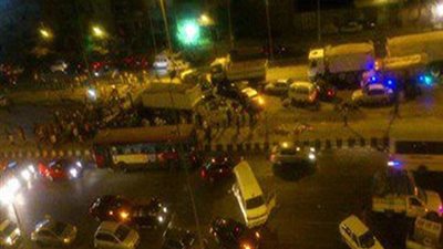 عاجل.. حادث تصادم مروع على الطريق الدائري بالمعادي (فيديو)