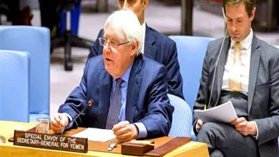 جريفثس يقدم وثيقة لوقف إطلاق النار والإفراج عن المعتقلين باليمن