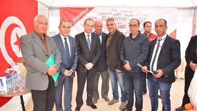 حملة وطنية في شارع الحبيب بورقيبة لمقاومة العنف في الملاعب والقاعات الرياضية