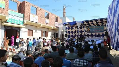 افتتاح تطوير جمعية تنمية المجتمع ووحدة الألبان بقرية بئر عنبر بمركز قفط