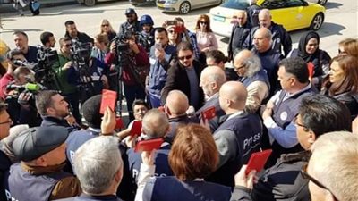 الاحتلال يقمع مسيرة للصحفين الدوليين في فلسطين