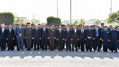 السيسي يشارك في الجنازة العسكرية للعميد ساطع النعماني (صور)