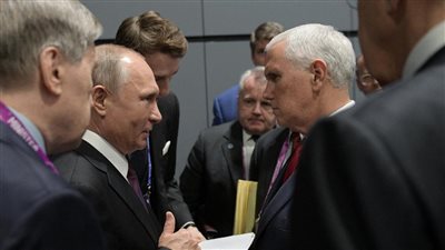 بوتين يبلغ بنس: روسيا لم تتدخل في الانتخابات الأميركية