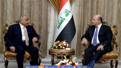 الرئيس العراقي يبحث مع رئيس وزرائه نتائج جولته الإقليمية