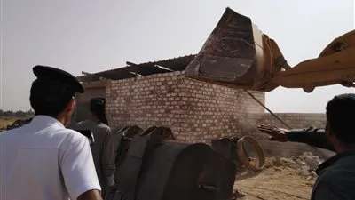  حملة موسعة لإزالة الإشغالات والتعديات بمدينة أسيوط الجديدة