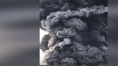 لقطات مثيرة لثوران بركان إيبيكو في روسيا