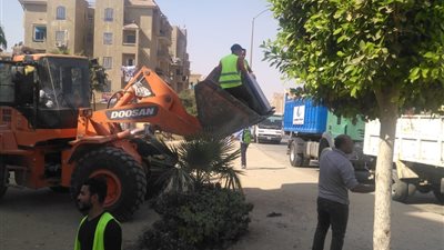 إزالة الإشغالات بـ6 مناطق في الجيزة