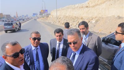 وزير النقل يتابع أعمال إنشاء وتنفيذ طريق داعم داخلي للدائري بتكلفة 150 مليون جنيه