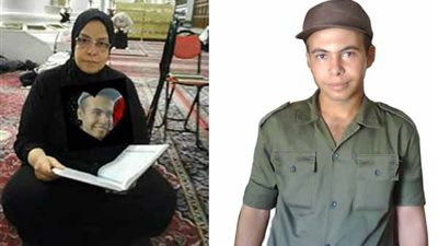 والدة أحد الشهداء عن إسقاط لافته بأحد الميادين تحمل صورته: 