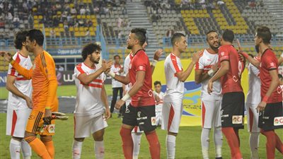 صور مباراة الزمالك والداخلية بكاميرا الفجر الرياضي