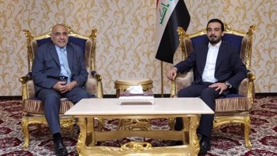 عبد المهدي والحلبوسي يبحثان تشكيل الحكومة العراقية وأزمة السيول