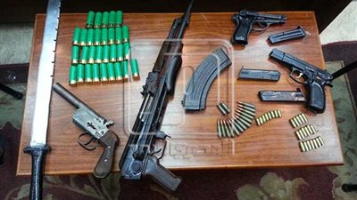  ضبط ورشة لتصنيع الأسلحة بإحدى قرى كفرالشيخ 