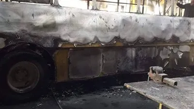 احتراق حافلة تابعة لشركة نقل تونس في مستودعها بالزهروني