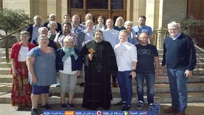 وفد نرويجي في زيارة للمتحف البطريركي القبطي الأرثوذكسي (صور)