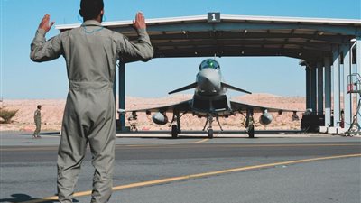 انطلاق مناورات تمرين العلم الأخضر في قاعدة الملك فهد الجوية