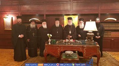 غبطة بطريرك الروم يستقبل وفد الكنيسة اليونانية   