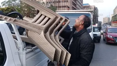 حملة مكبرة لتطهير ميدان الجيزة من الإشغالات (صور)