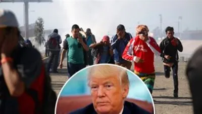 أول تعلق لترامب على إطلاق غاز مسيل للدموع على طالبي لجوء 