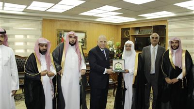 وفد قضائي سعودي في زيارة لوزارة العدل للاطلاع على الخبرات المصرية