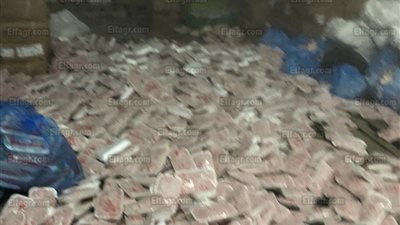 ضبط 11.5 طن لحوم فاسدة داخل ثلاجة بالإسكندرية (صور) 