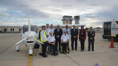 مطار الغردقة الدولي يستقبل عددا من الطائرات الشراعية لذوي الاحتياجات الخاصة (صور)