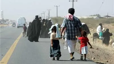 اليمن.. نزوح 132 ألف أسرة من الحديدة