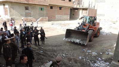 إزالة 513 حالة  تعدي على الأراضي الزراعية في القليوبية (صور)