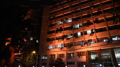 التضامن تضيء مبانيها باللون البرتقالي بمناسبة اليوم العالمي لمناهضة العنف ضد المرأة