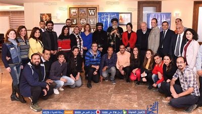 البابا تواضروس يلتقي أعضاء المعهد المسكوني للشرق الأوسط (صور)