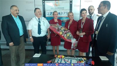 مطار الغردقة الدولي يستقبل رحلة تسويقية للمدن السياحية قادمة من رومانيا (صور)