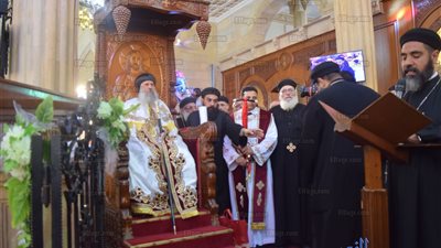 شاروبيأ يشهد حفل الانبا ماركوس بدير القديسة دميانه ببلقاس 