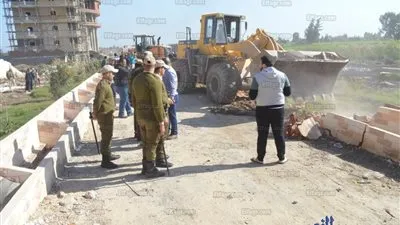 تنفيذ 323 حالة إزالة للتعديات على الأراضي الزراعية في الغربية (صور)