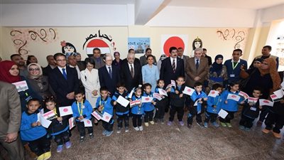 وزيرا الاستثمار والتعاون الدولي والتربية والتعليم يتفقدان سير العمل بالمدرسة اليابانية (صور)