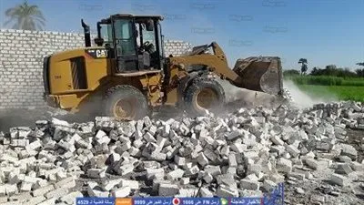 المنيا تزيل 1453 حالة تعدى على 47 فدان للأراضي الزراعية الخاصة