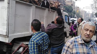 حملات لشرطة المرافق على المقاهي غير المرخصة بالجيزة (صور)