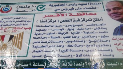 مؤسسات المجتمع المدني في الأقصر تشارك في حملة 100 صحة بتوعية المواطنين (صور) 