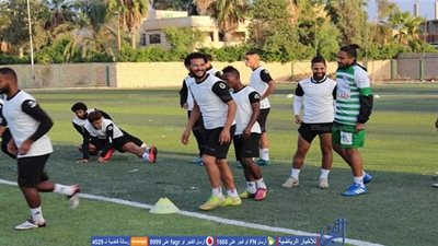 الحمام يواصل الاستعدادات لمباراة غزل المحلة (صور)