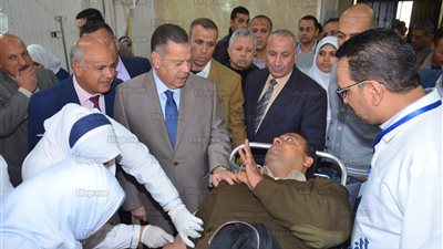 القصة الكاملة لتصادم 14 سيارة بالصحراوي الشرقي في بني سويف (صور) 